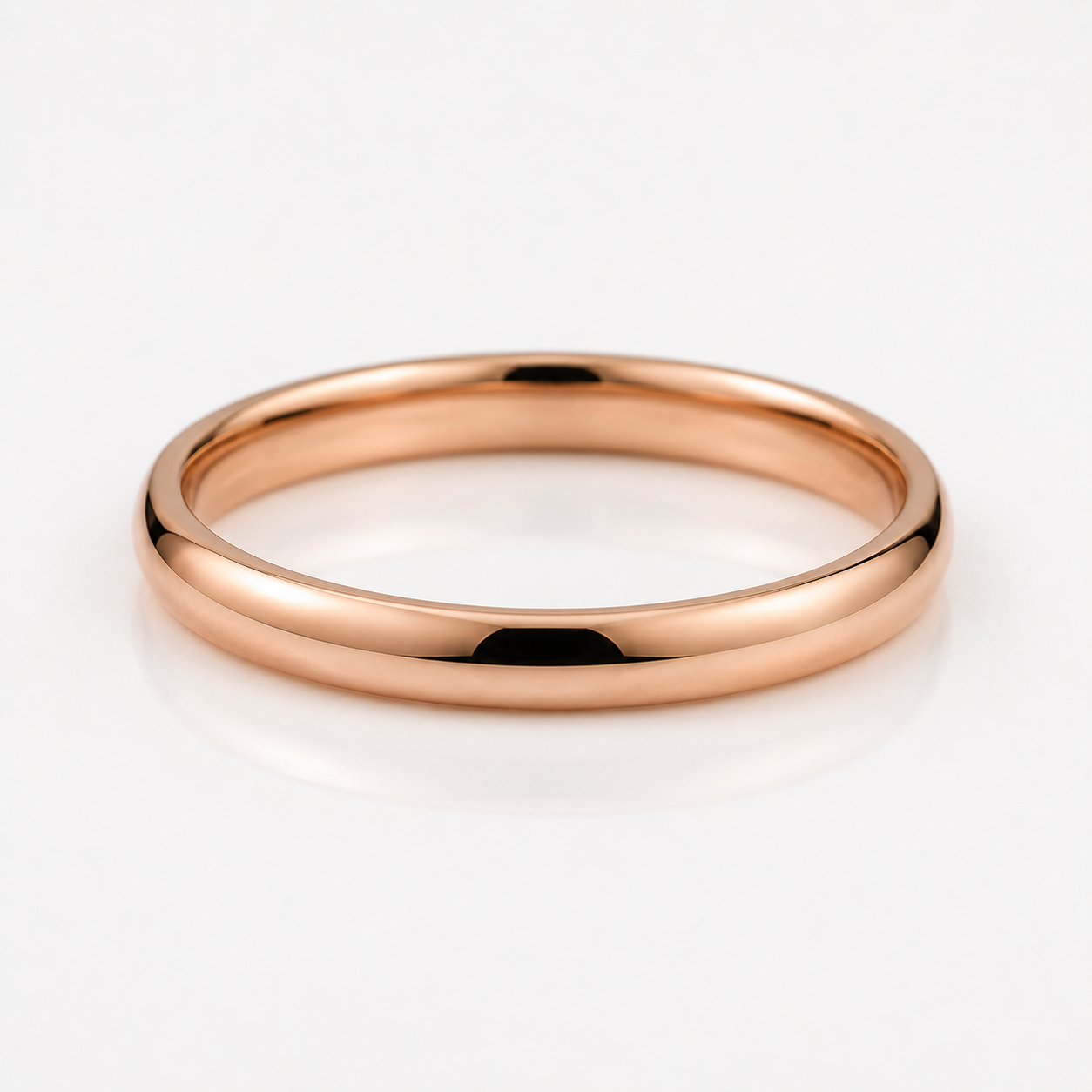 Alianza Media Caña 3.00mm — Oro 18k