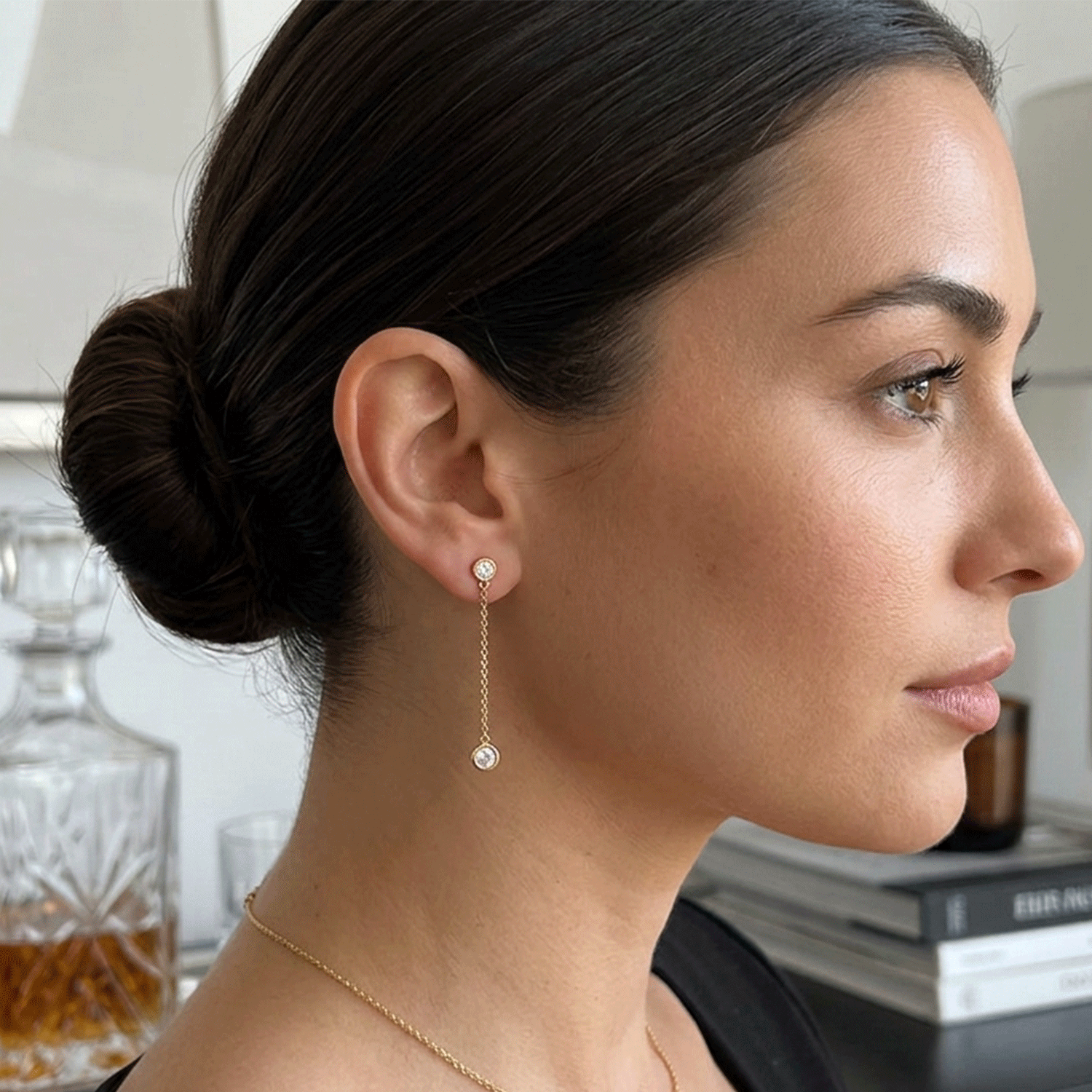 Long "Tiffany" caravans of gold and diamonds