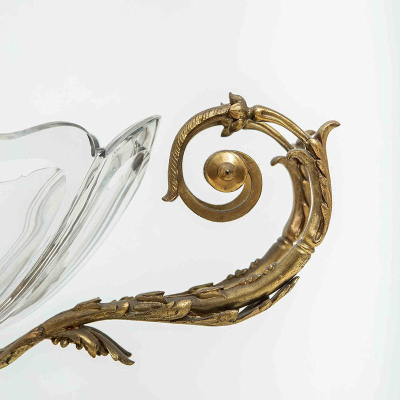 Centerpiece in Baccarat Crystal and Ormolu Bronze, Circa 1890