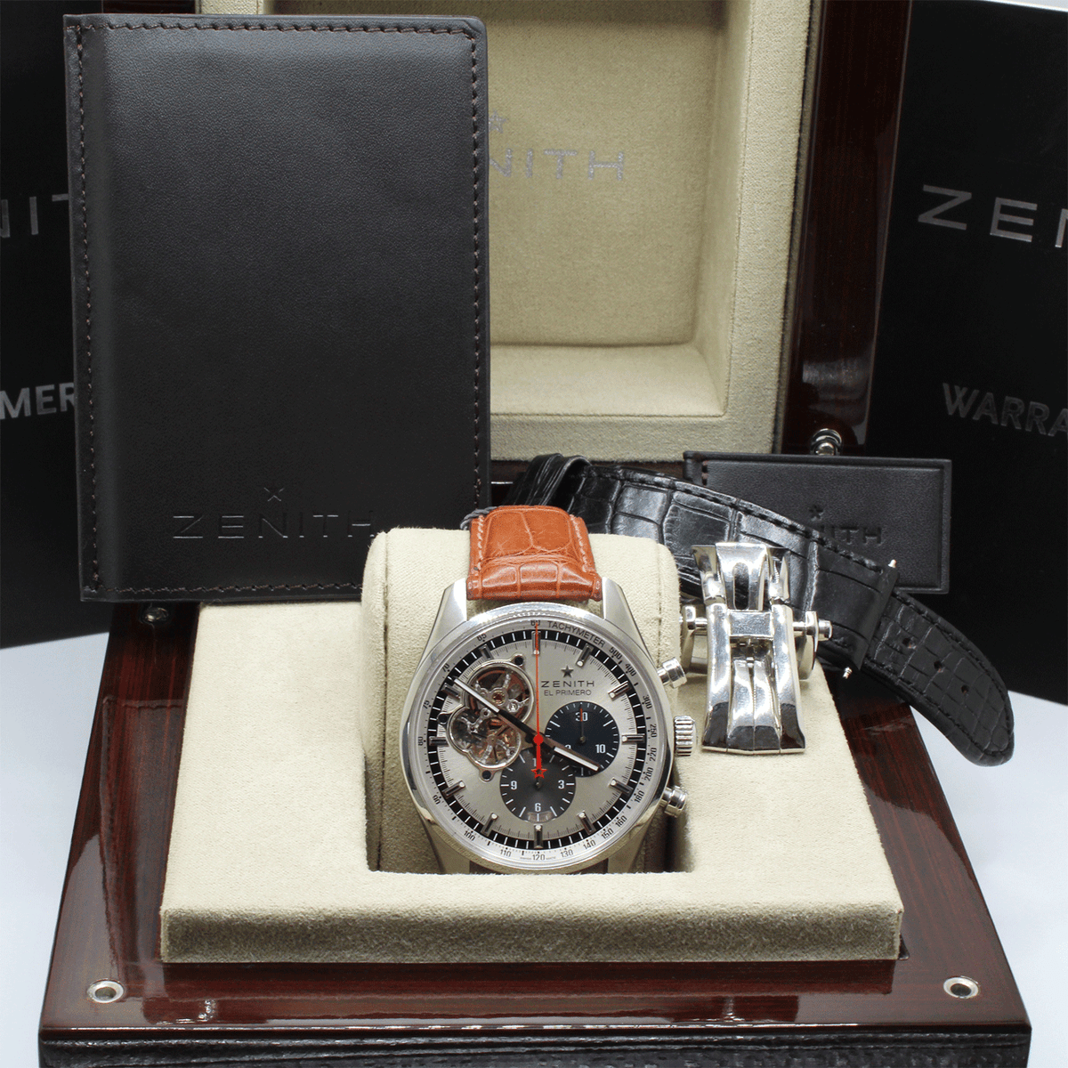 Zenith Chrono Master El Primero Acero Con Pulsera De Cuero (Nex Old Stock) Circa 2016