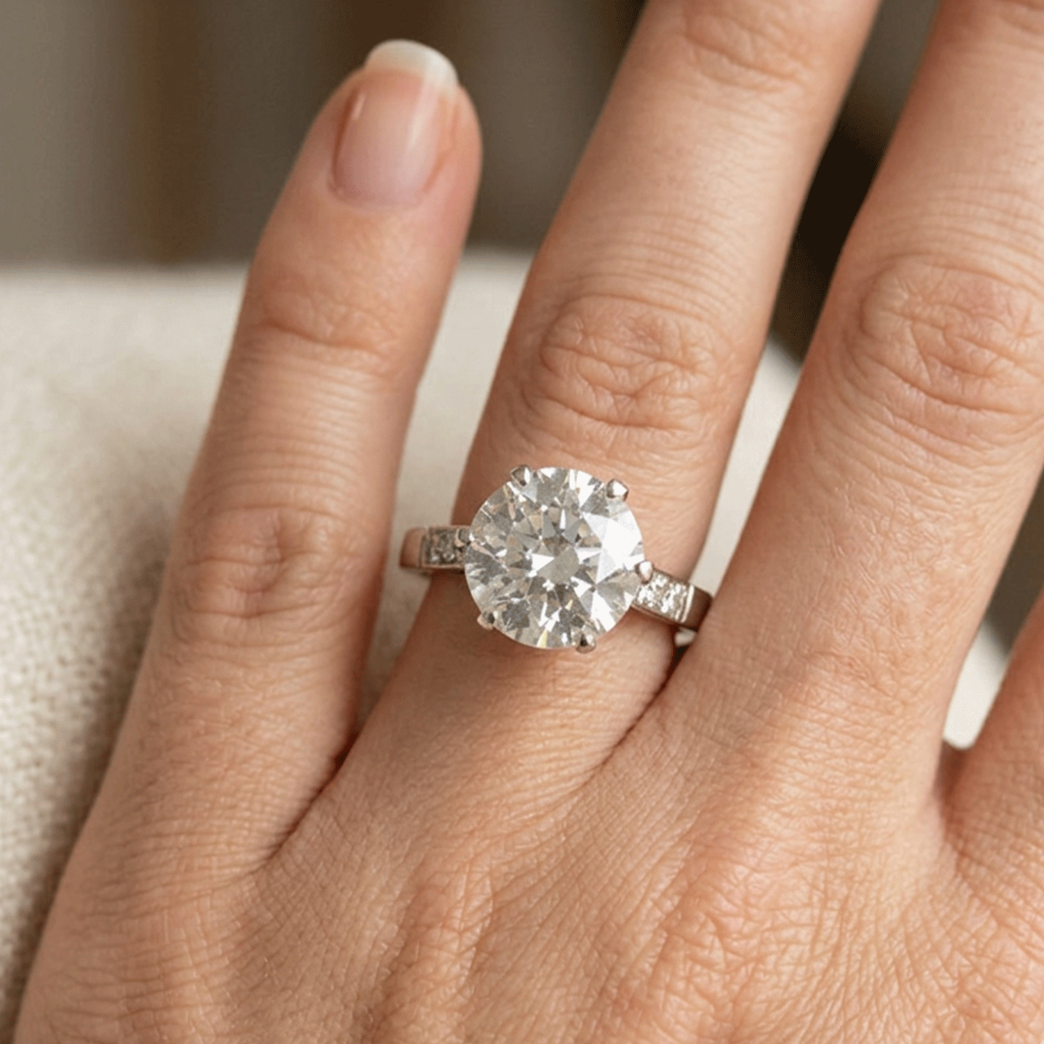 Platinum Solitaire with Diamond 2.11ct J GIA