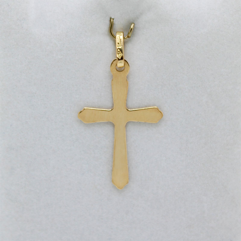 18k Gold Cross