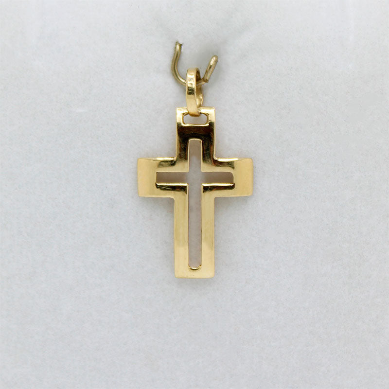 18k Gold Cross