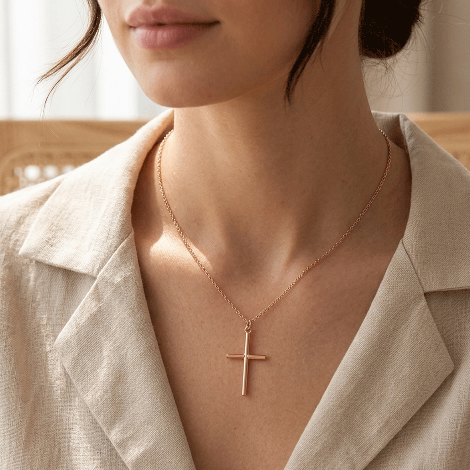 Cruz en Oro 18k