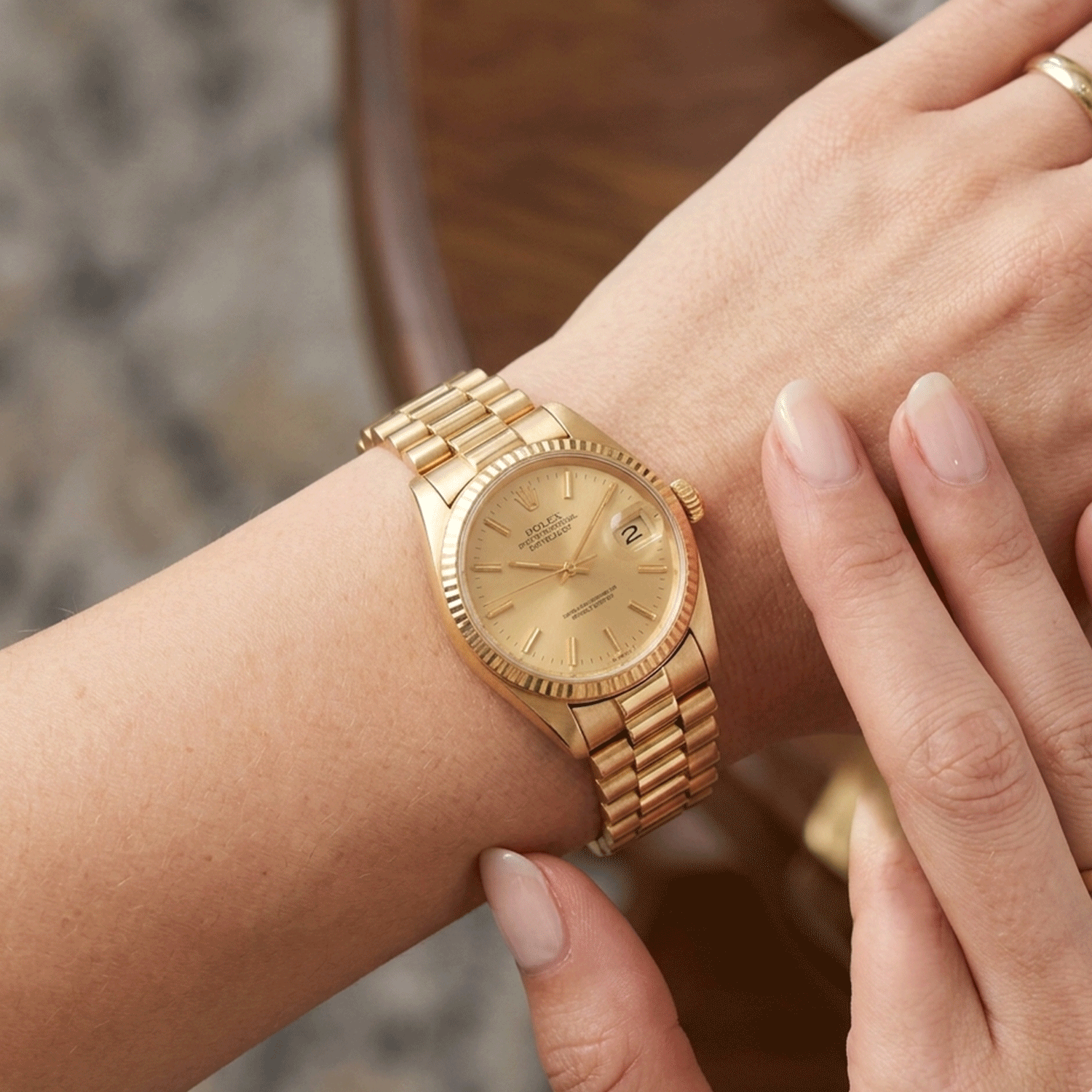 Rolex Gold Lady-Datejust -Junior- 31 mm