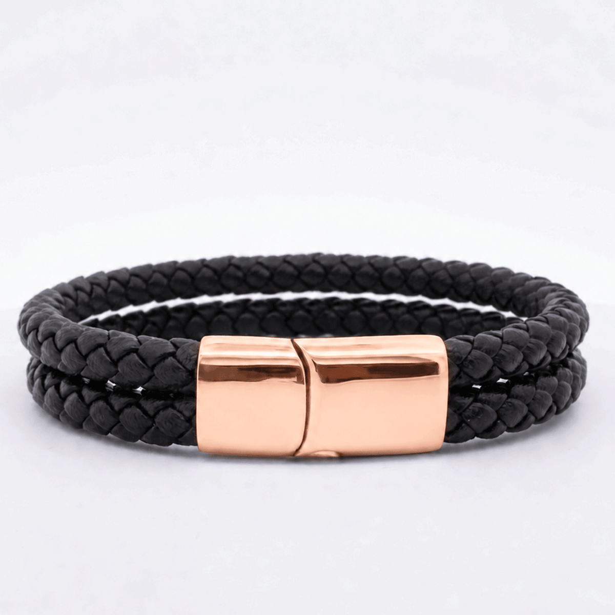 Pulsera de Cuero Natural con Cierre de Plata 950 u Oro 18K
