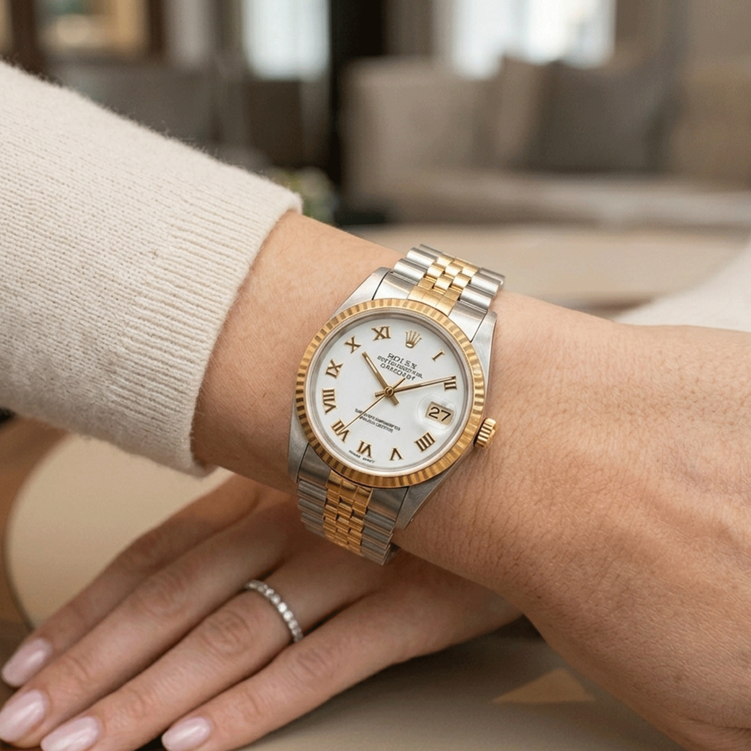 Rolex Lady Datejust Combined 18k
