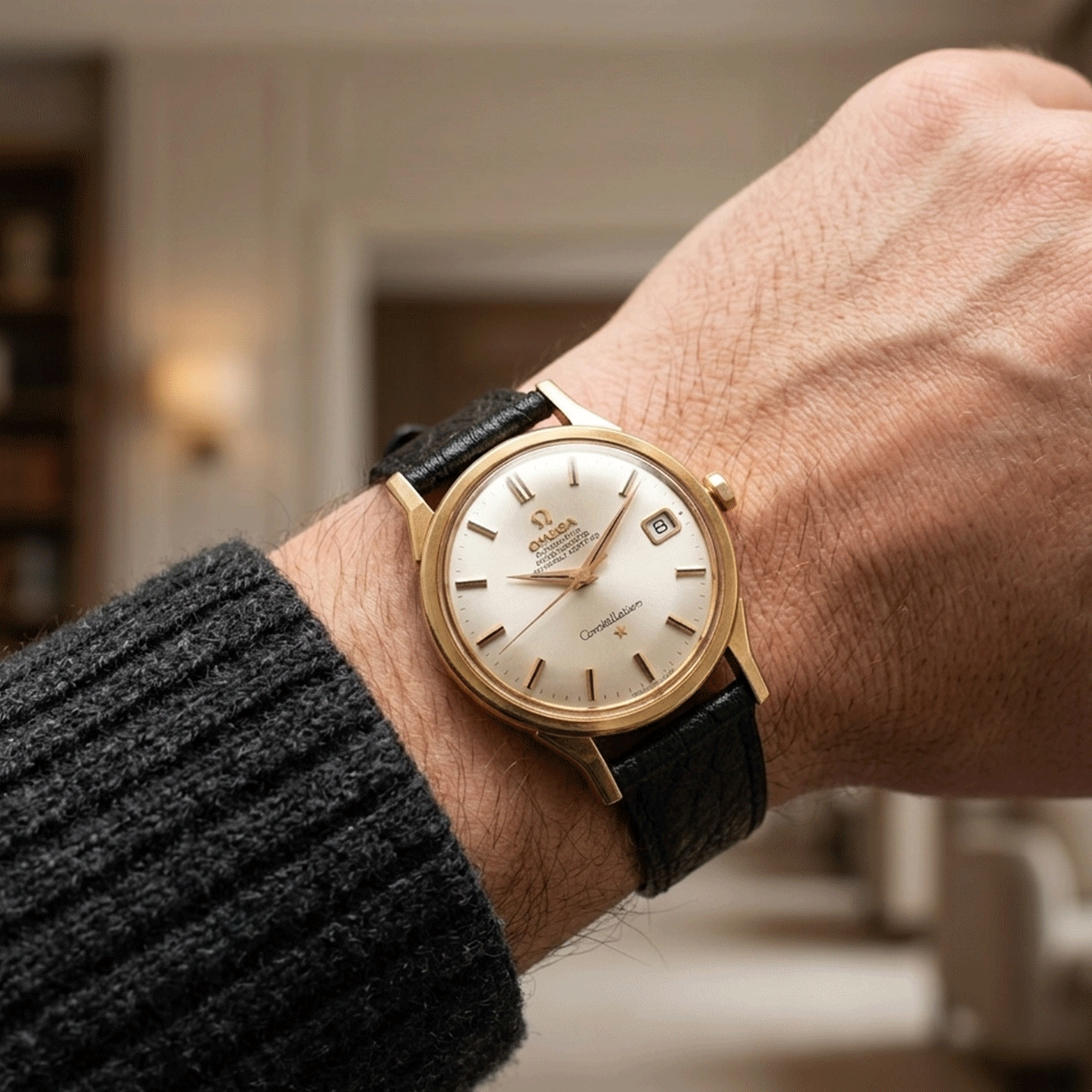 Omega Constellation 34mm Red Gold Automatic 1970 Full Set