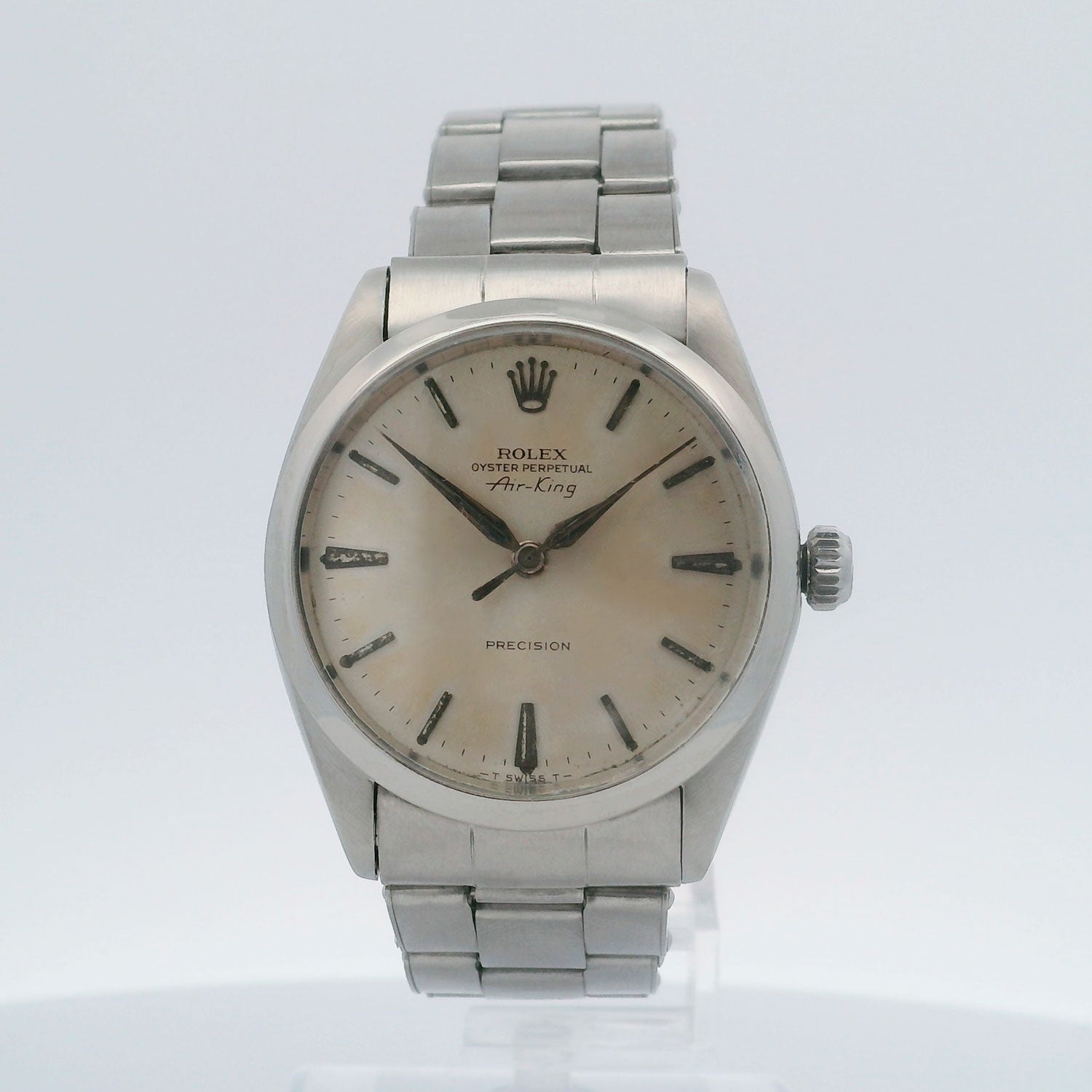 Rolex Air-King 5500 Acero con malla Oyster de pernos