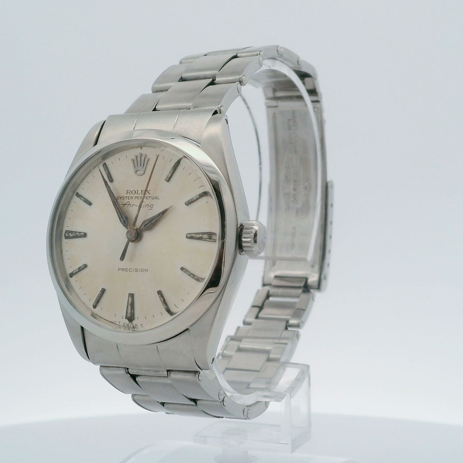Rolex Air-King 5500 Acero con malla Oyster de pernos