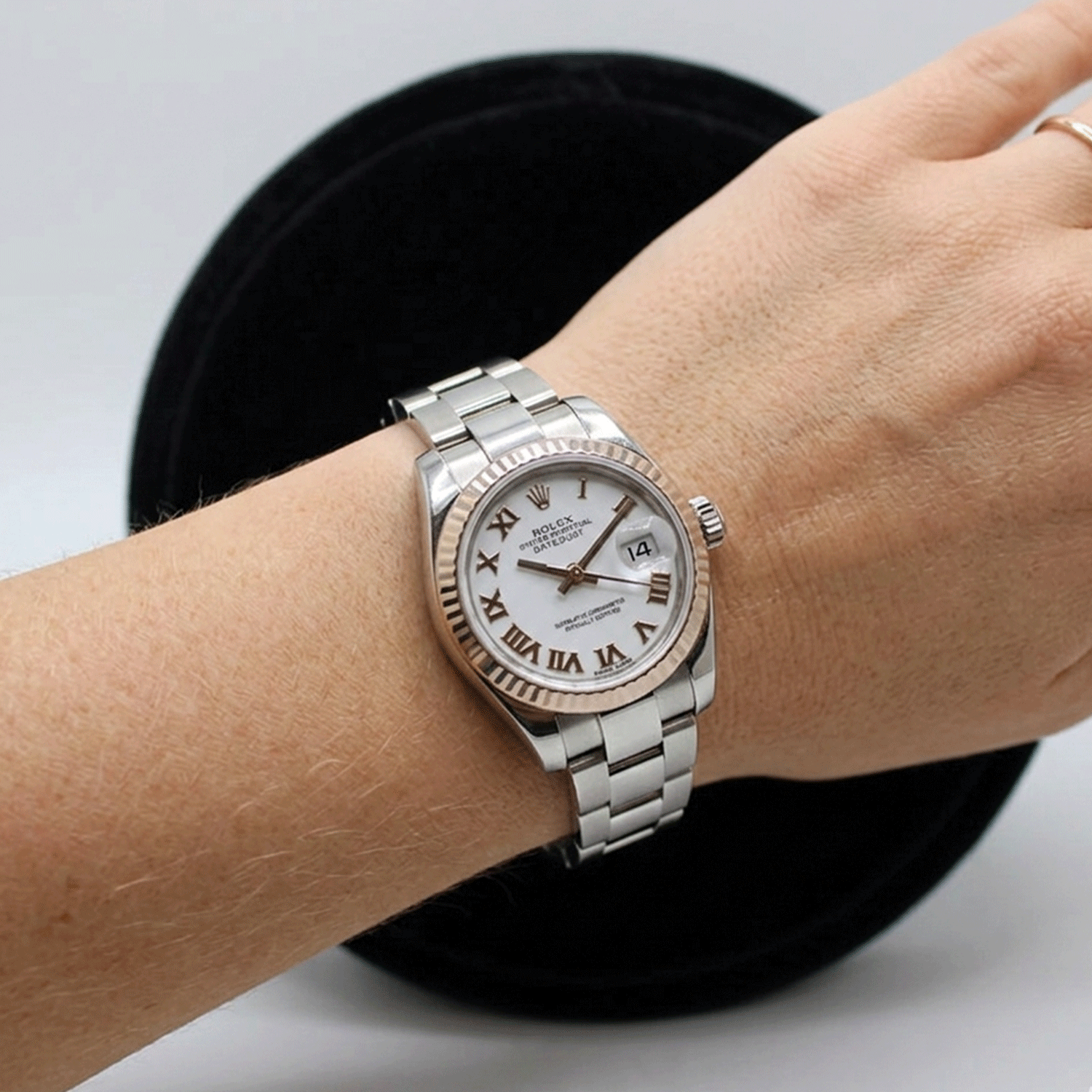 Rolex Oyster Perpetual Ladie's Datejust 28mm Steel & White Gold
