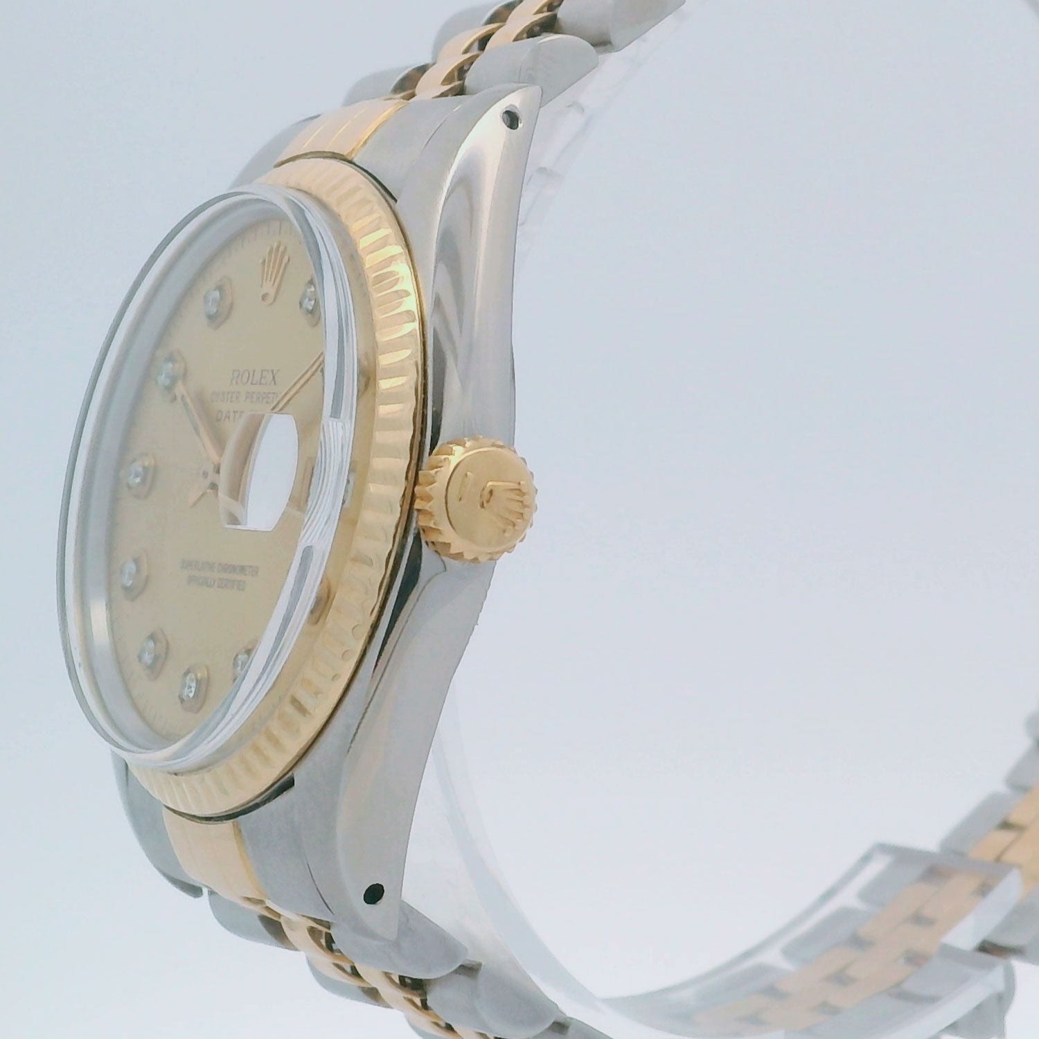 Rolex Datejust 16013 Combined dial with diamonds and Jubilee mesh