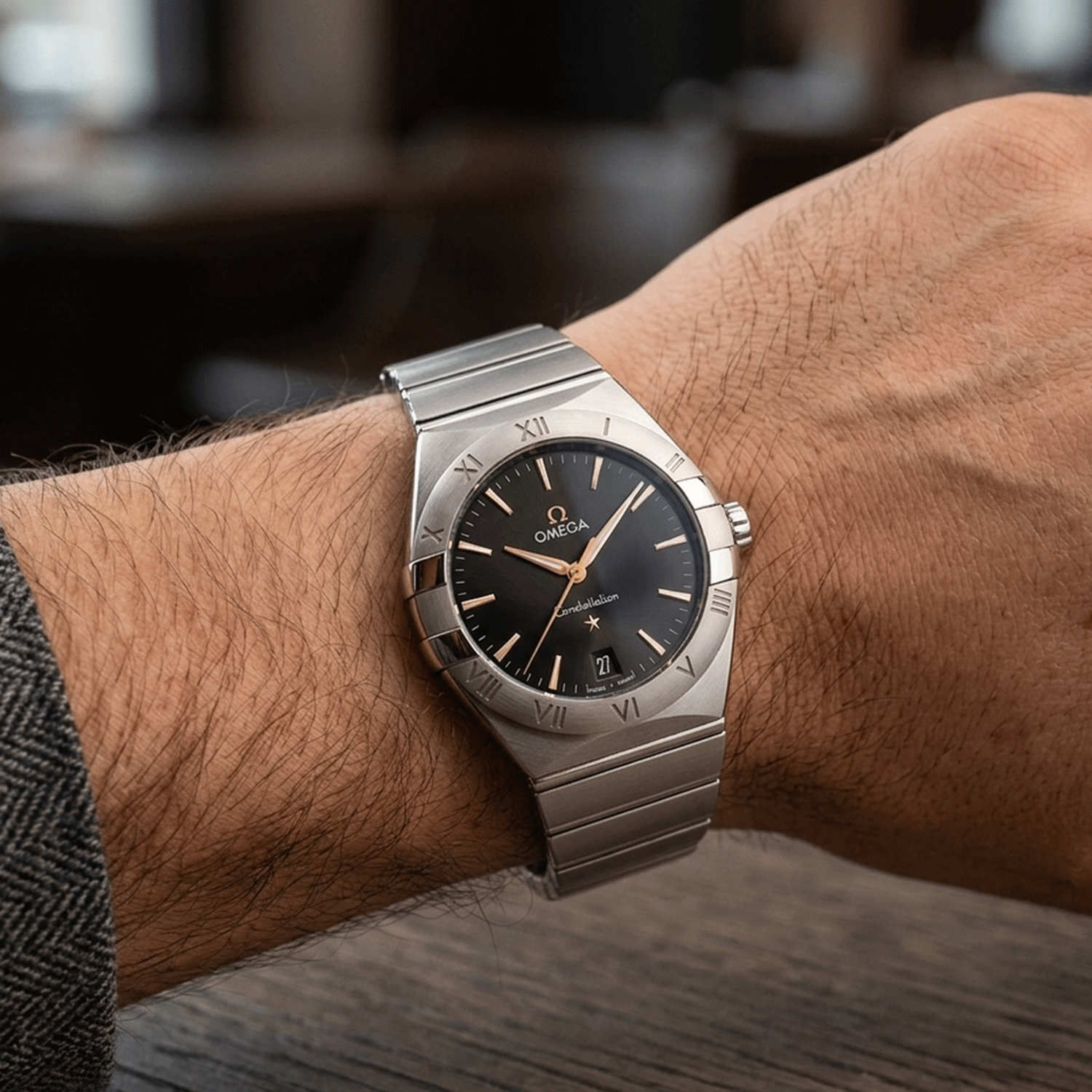 Omega Constellation Quartz Steel 36 mm