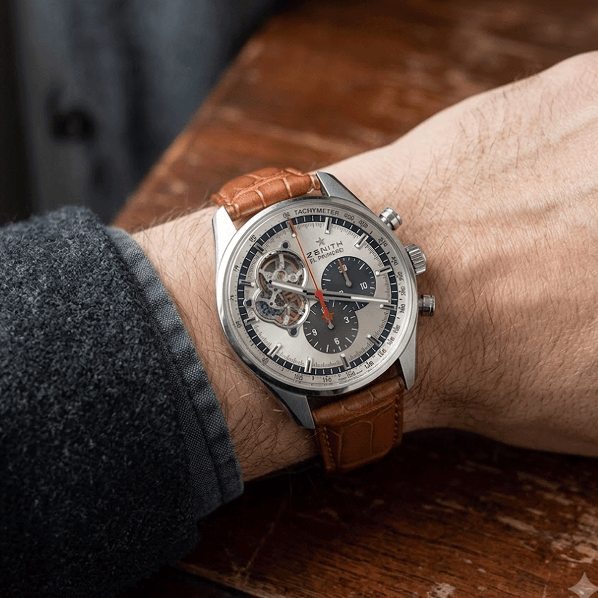 Zenith Chrono Master El Primero Acero Con Pulsera De Cuero (Nex Old Stock) Circa 2016