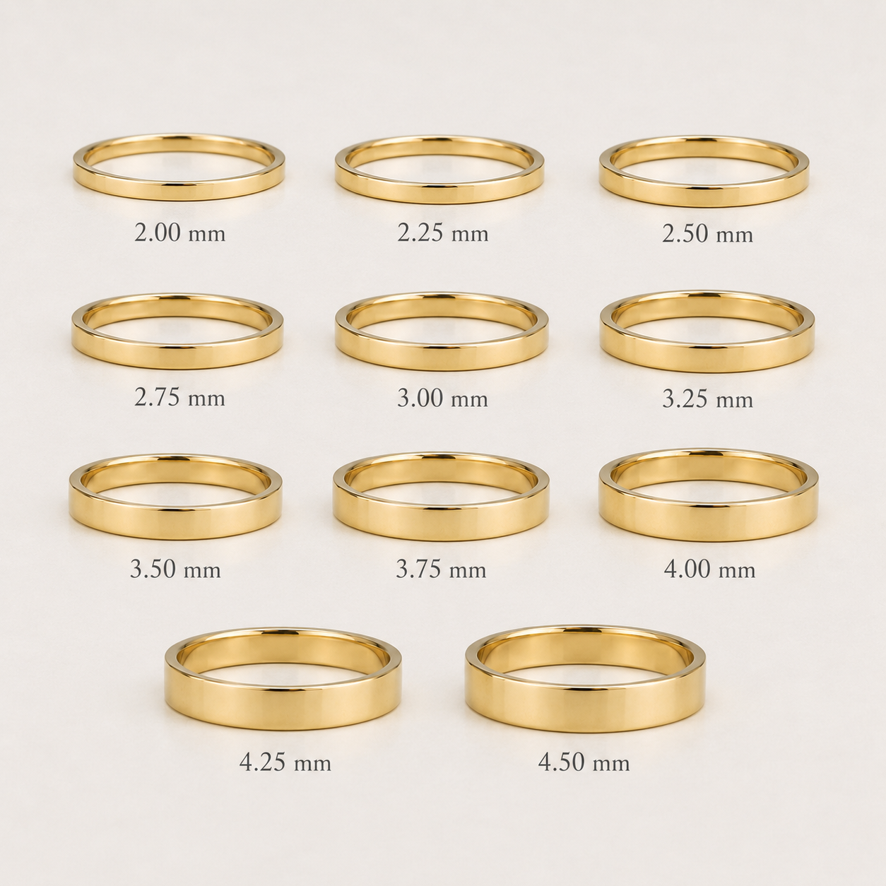 Alianza Cinta — Oro 18k