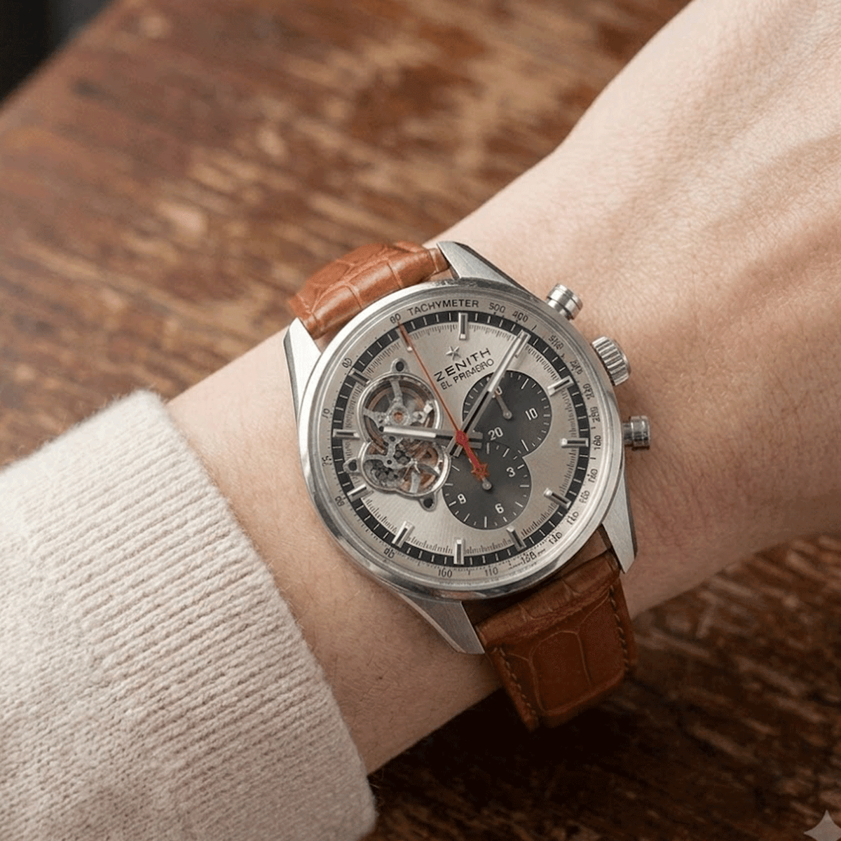 Zenith Chrono Master El Primero Acero Con Pulsera De Cuero (Nex Old Stock) Circa 2016