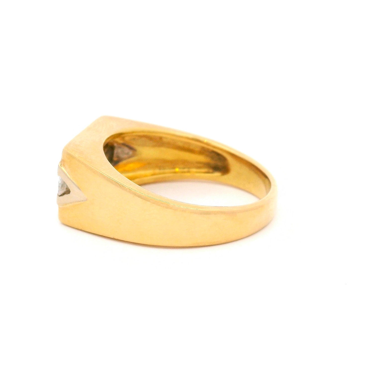 Anillo en Oro y Brillantes Carre