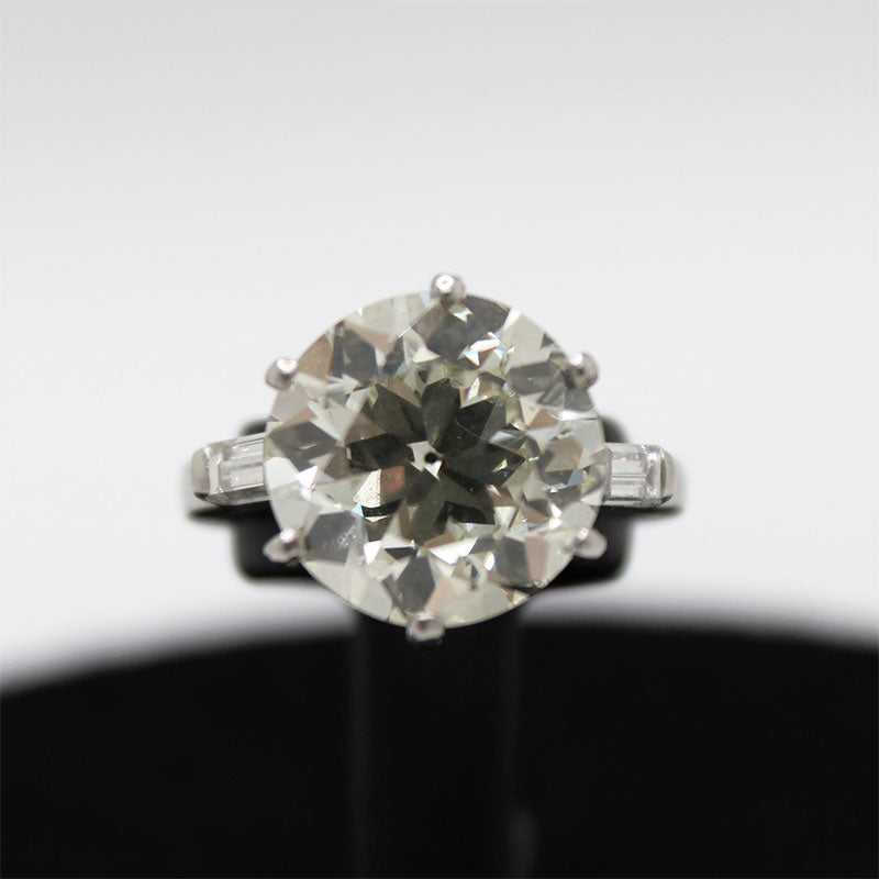 Solitario Platino con Brillante de 4.85ct VS1 GIA