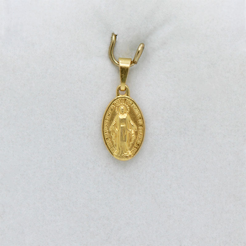 Medalla de la Virgen Milagrosa en Oro 18k