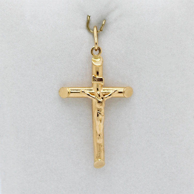 Dije de Cristo Crucificado en Oro 14k