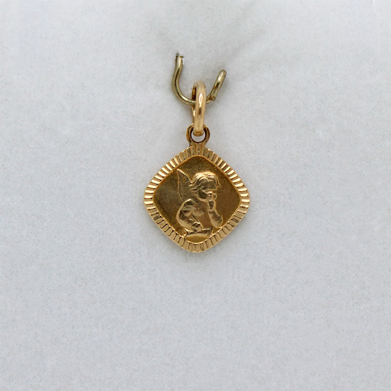 Dije del Ángel de la Guarda en Oro 18k