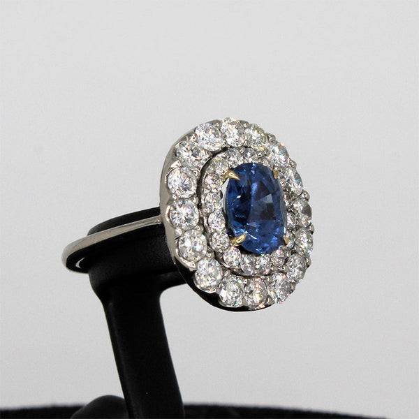 Grand Brut Rare Diamant 2.19CT Gris Scintillant Naturel