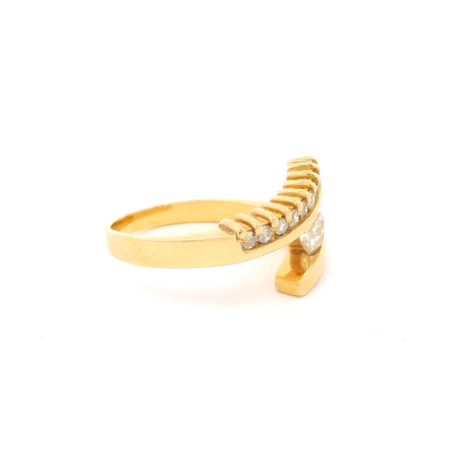 Anillo de Oro 18k y 0.78ct de brillantes