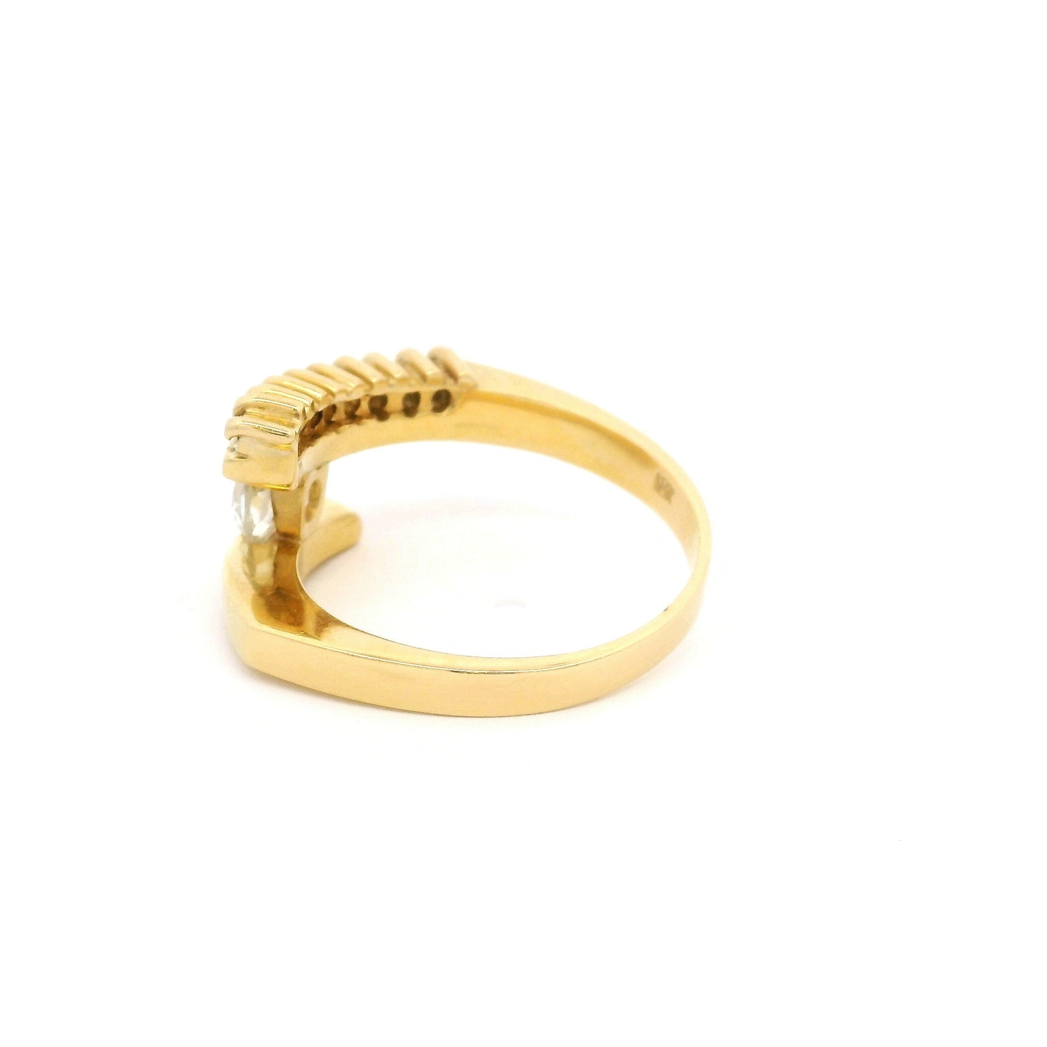 Anillo de Oro 18k y 0.78ct de brillantes