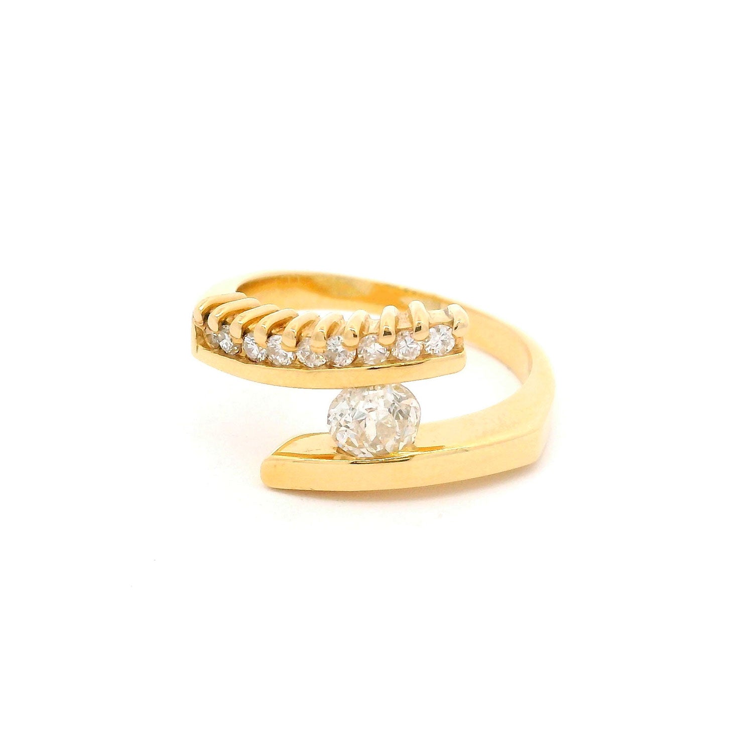 Anillo de Oro 18k y 0.78ct de brillantes