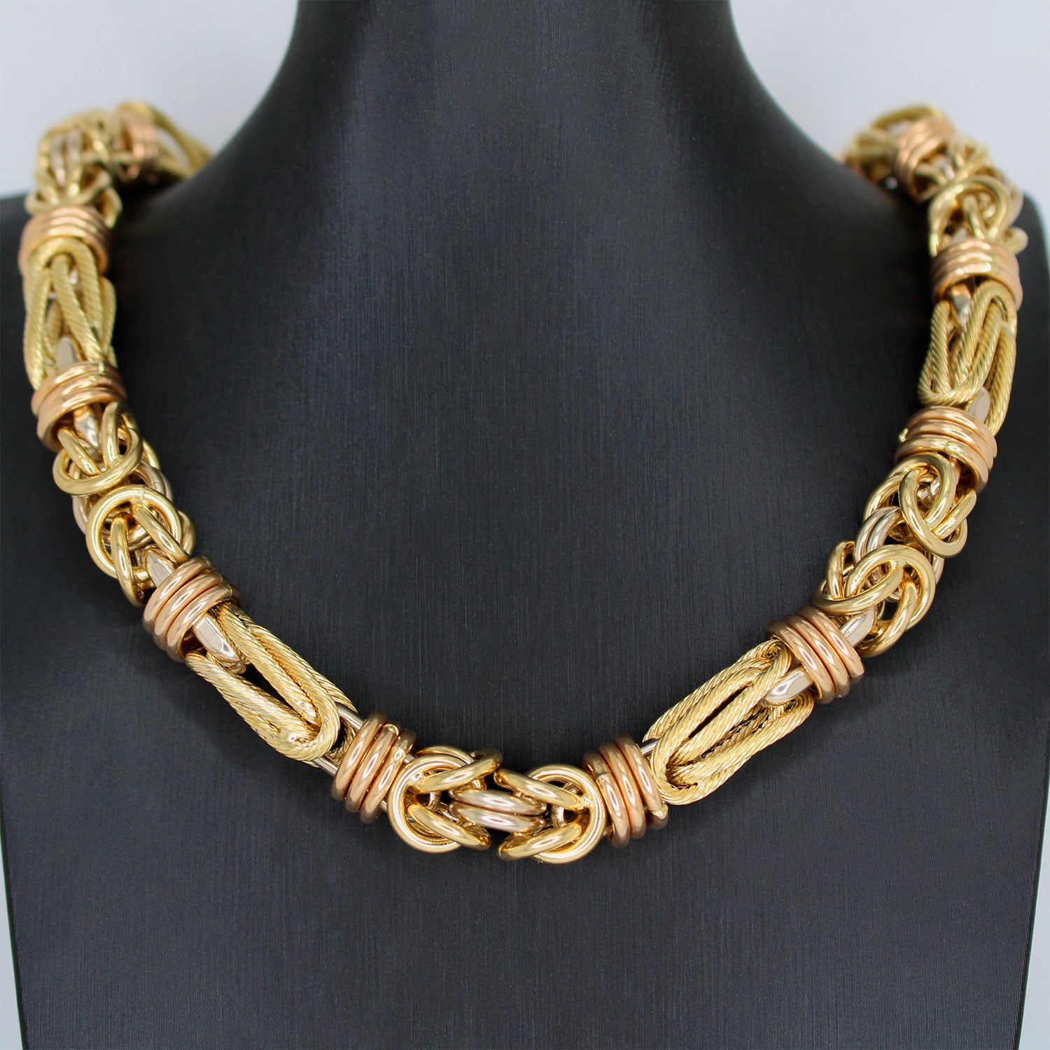 Collar de Oro Arezzo en 2 Tonos