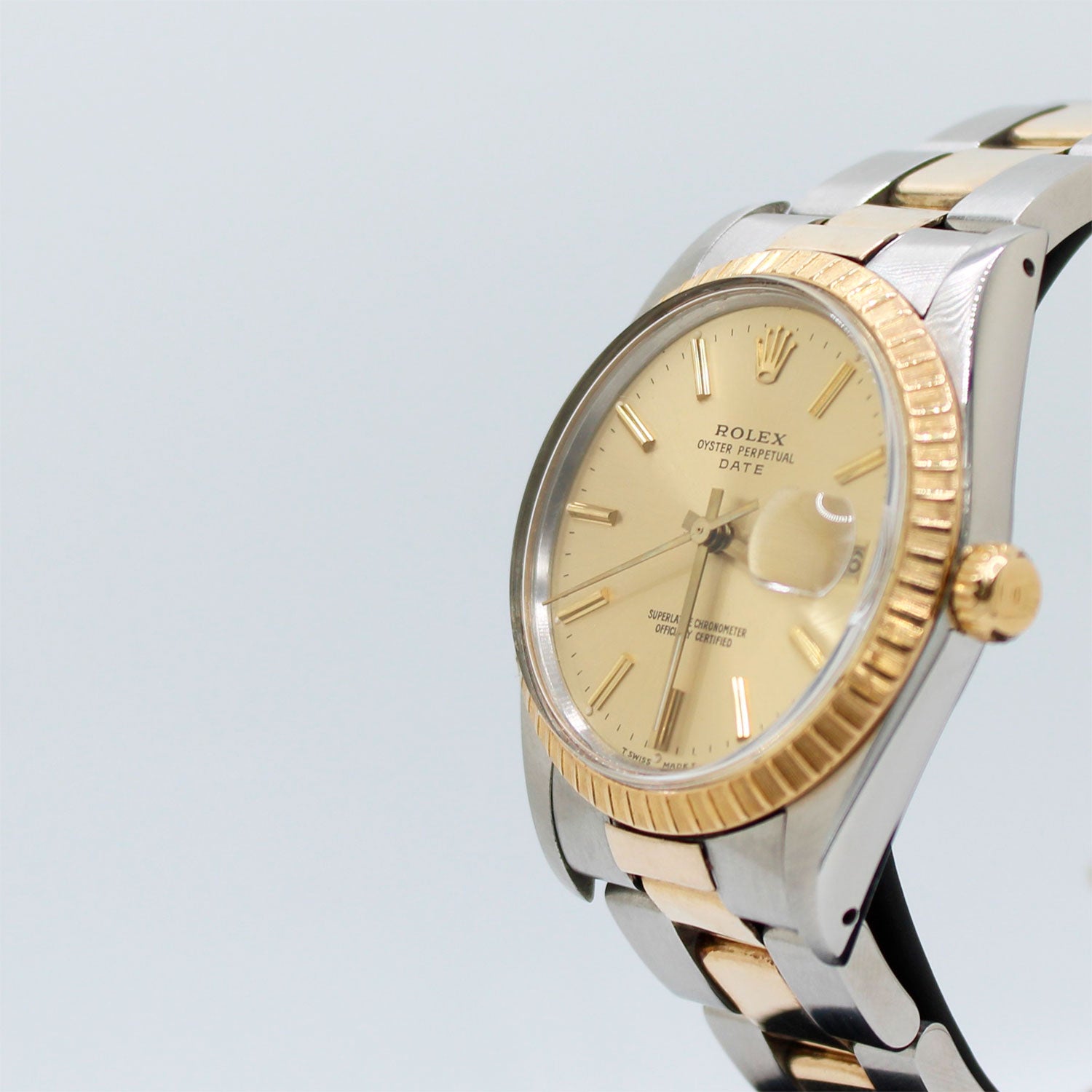 Rolex Date Acero y Oro 34mm con malla Oyster