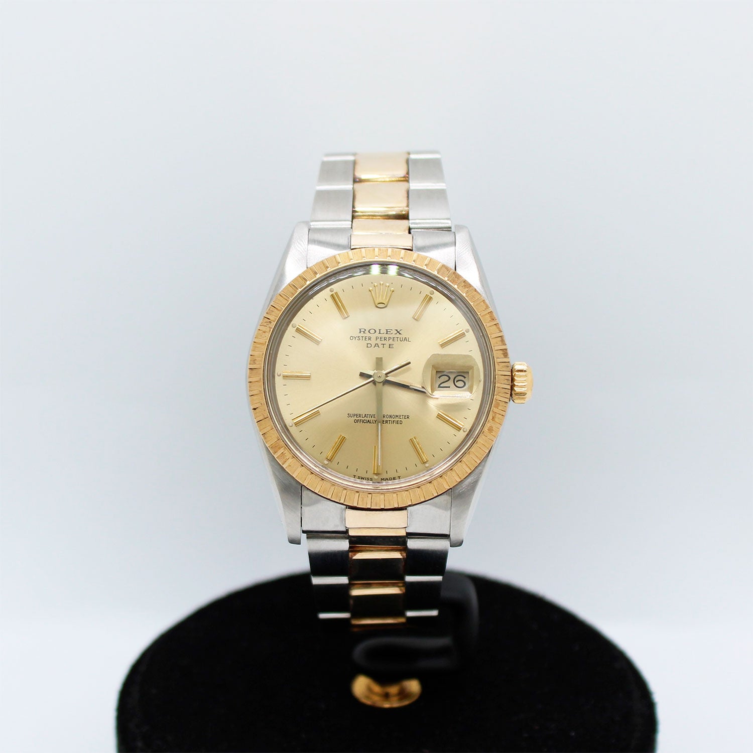 Rolex Date Acero y Oro 34mm con malla Oyster