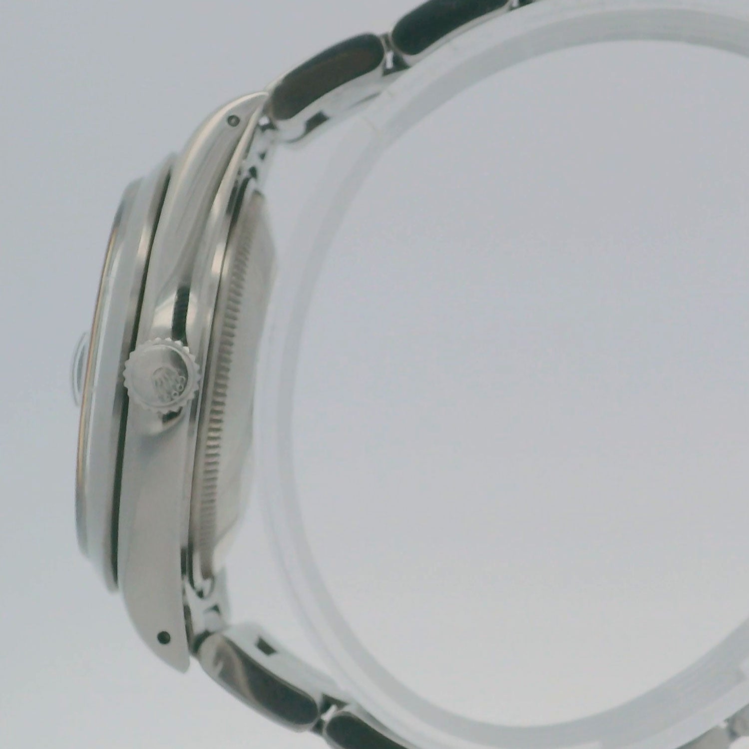 Rolex Date 15000 de acero con malla Oyster