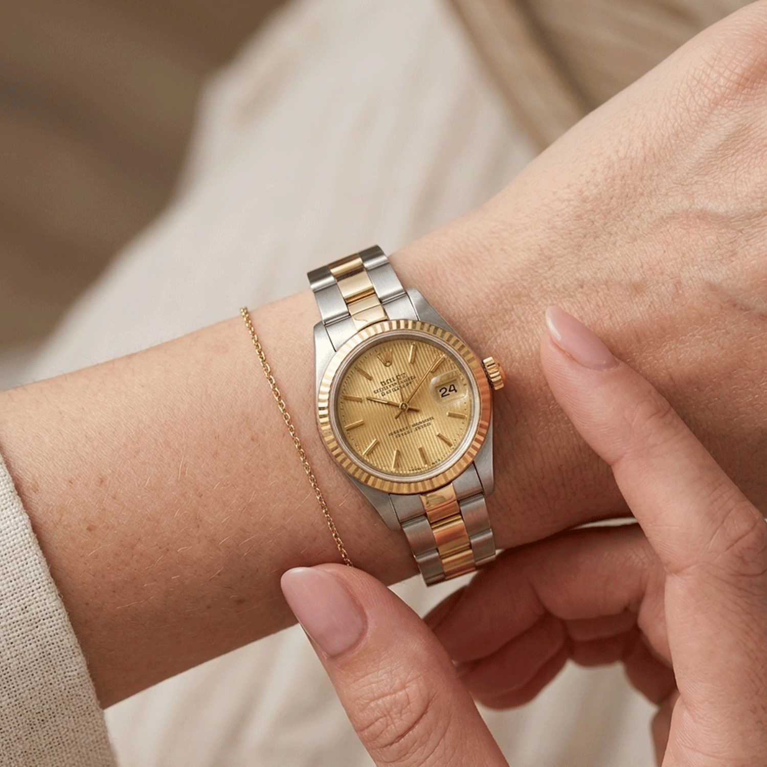 Rolex DateJust Combinado 26mm con Malla Oyster