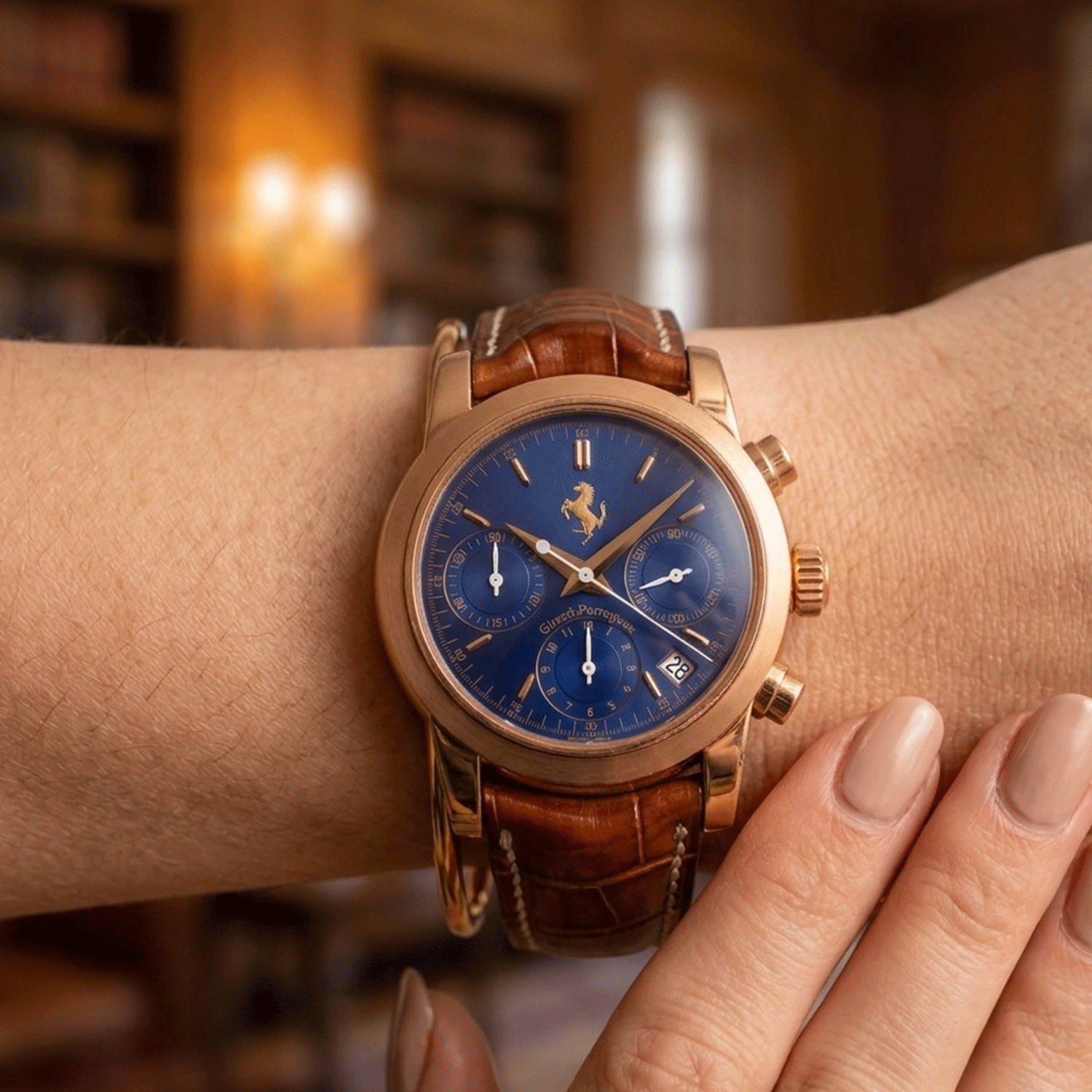 Ferrari-Girard Perregaux Red Gold Chronograph | LA FONTAINE
