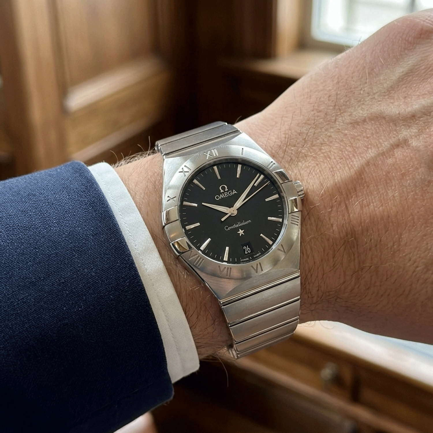Omega Constellation Quartz Steel 36 mm